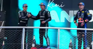 F1-Η υπόσχεση του Αντονέλι: έφαγε μέσα στο τρόπαιο σπαγγέτι με σάλτσα ντομάτας - Αθηναϊκό